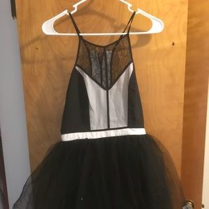 Bcbg black and white tool dress